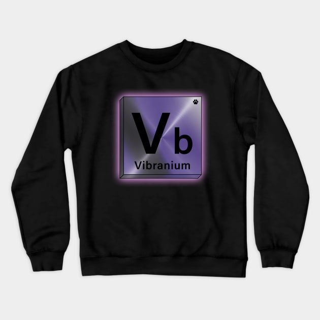 Vibranium Element Crewneck Sweatshirt by Apgar Arts